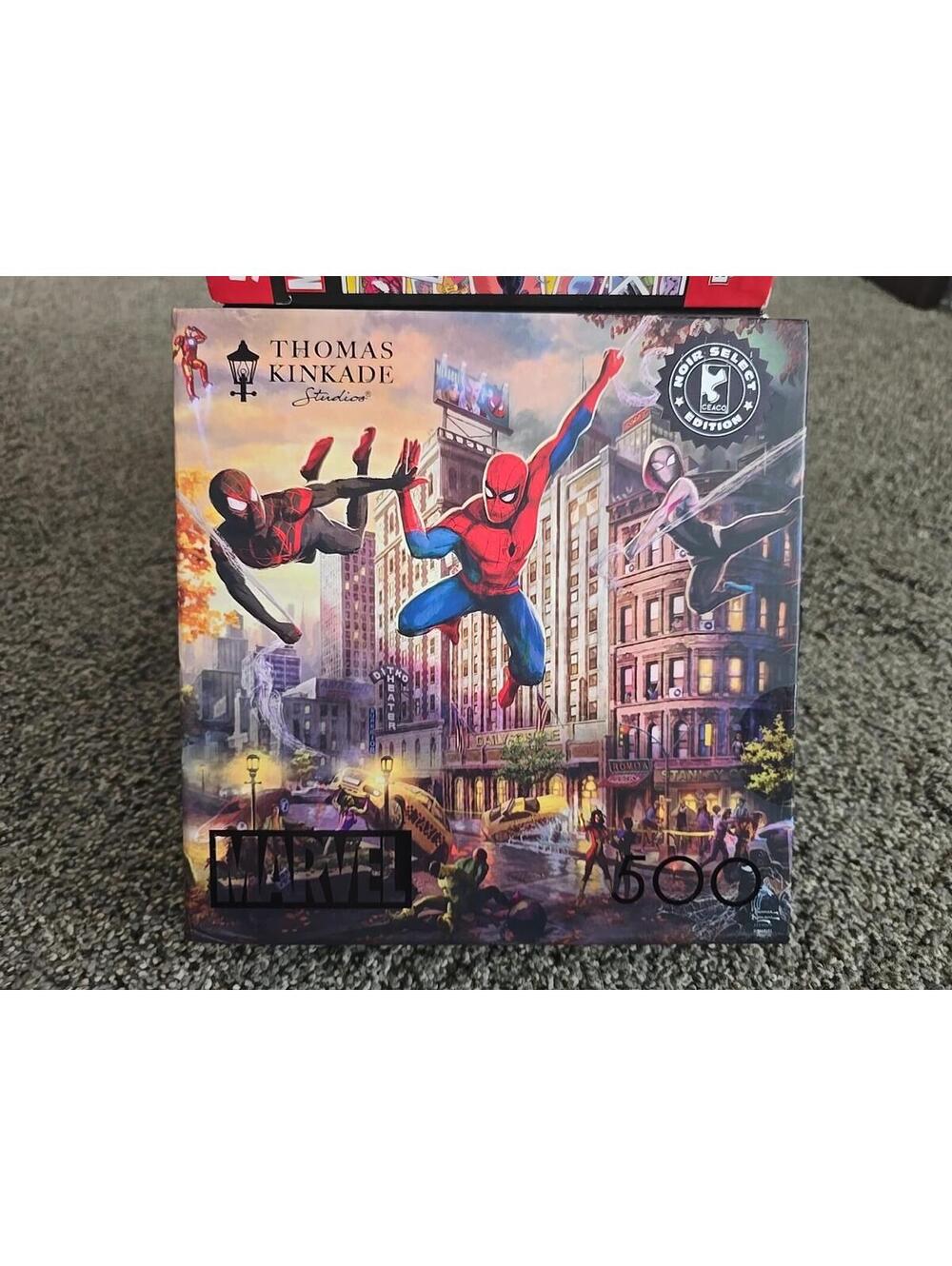 Kinkade Noir Spider-Man Ultimate Alliance 500 Pc Ceaco